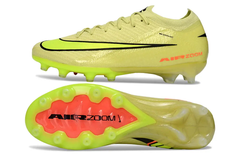 AIR ZOOM MERCURIAL VAPOR 16 ELITE MAX VOLTAGE - VERT/JAUNE FLUO/ORANGE (AG) Bonplancrampons