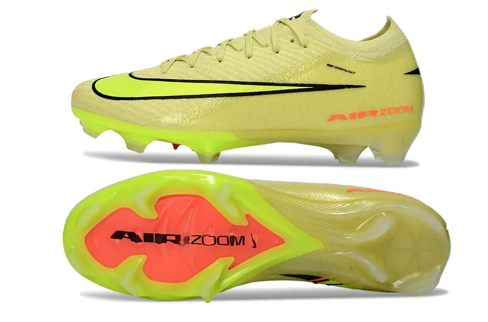 AIR ZOOM MERCURIAL VAPOR 16 ELITE MAX VOLTAGE - VERT/JAUNE FLUO/ORANGE (FG) Bonplancrampons