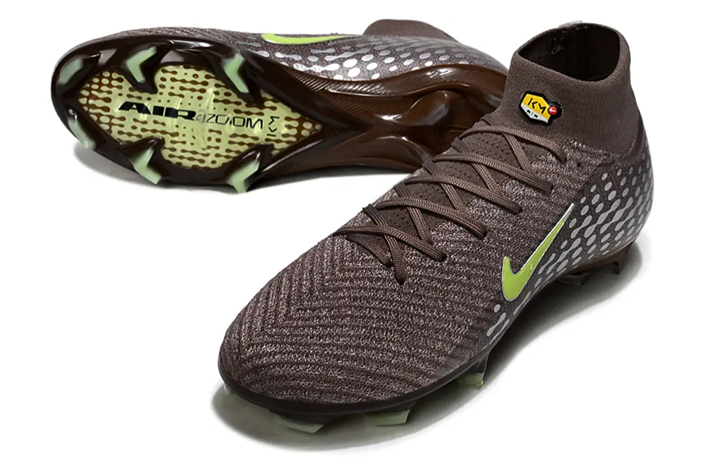 Air Zoom Max Superfly 10 Elite x Mbappé Marron/Vert/Argenté (FG) Bonplancrampons