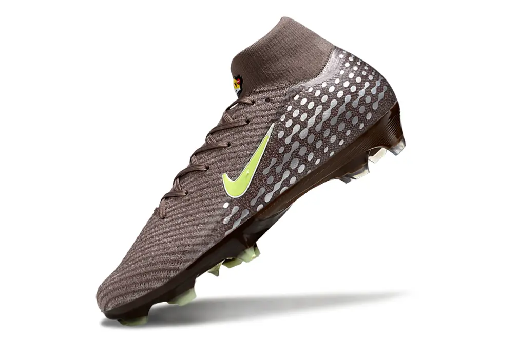 Air Zoom Max Superfly 10 Elite x Mbappé Marron/Vert/Argenté (FG) Bonplancrampons