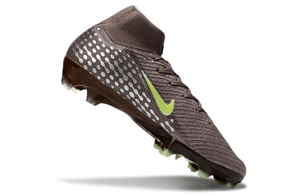 Air Zoom Max Superfly 10 Elite x Mbappé Marron/Vert/Argenté (FG) Bonplancrampons