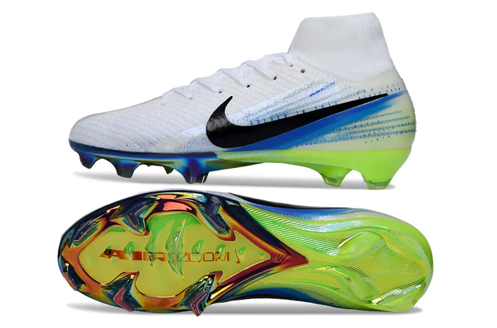 Air Zoom Max Superfly 10 Elite x Sam Kerr Personal Edition - Blanc/Noir/Bleu/Vert (FG) Bonplancrampons