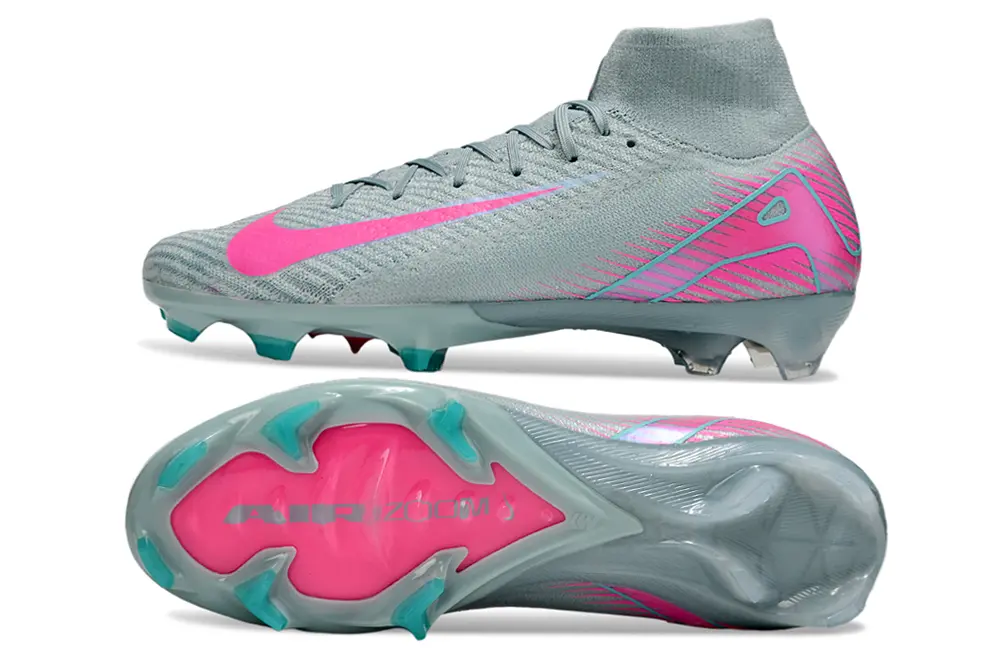 Air Zoom Superfly 10 Elite Gris/Rose (FG) Bonplancrampons