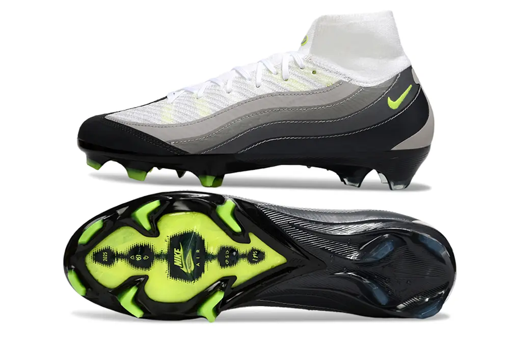 Air Zoom Superfly 10 Elite X Air Max 95 Noir/Jaune/Gris/Light Graphite ÉDITION LIMITÉE (FG) Bonplancrampons