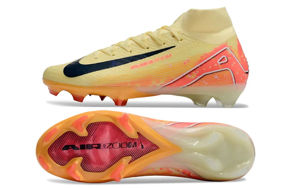 Air Zoom Superfly 10 Elite x Mbappé - Light Laser Orange/Noir (FG) Bonplancrampons