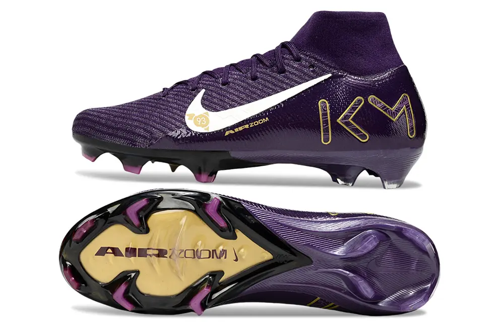 Air Zoom Superfly 10 Elite x Mbappé Violet/Blanc (FG) Bonplancrampons