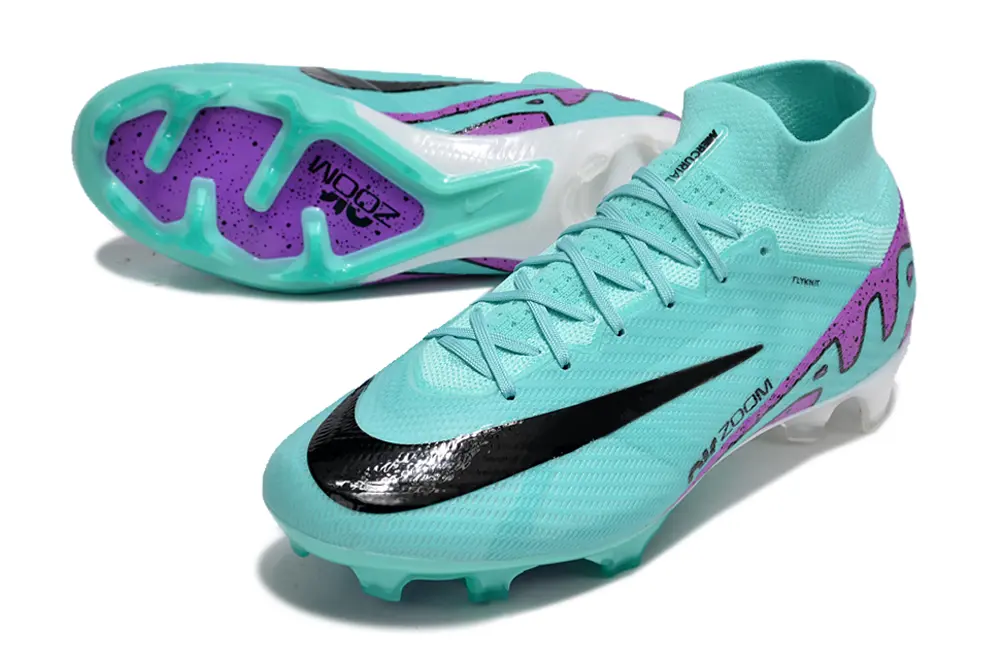 Air Zoom Superfly 9 Elite Bleu/Violet/Noir (FG) Bonplancrampons