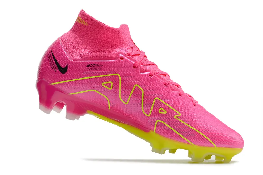 Air Zoom Superfly 9 Elite Luminous Pack Rose/Jaune (FG) Bonplancrampons