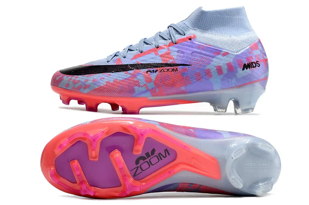 Air Zoom Superfly 9 Elite MDS 6 - Bleu/Noir/Rose (FG) Bonplancrampons