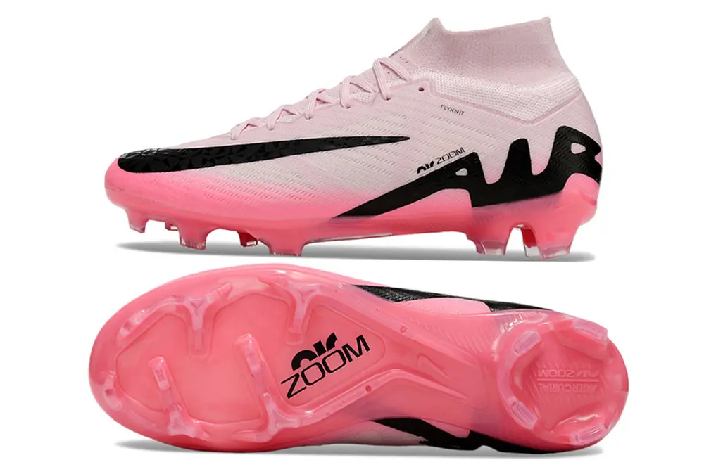 Air Zoom Superfly 9 Elite Mad Brilliance - Rose/Noir (FG) Bonplancrampons