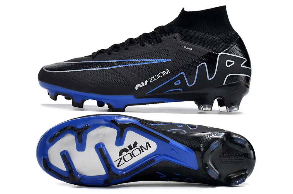 Air Zoom Superfly 9 Elite Shadow - Noir/Chrome/Bleu (FG) Bonplancrampons