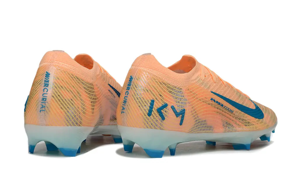 Air Zoom Vapor 16 Elite Mbappé Personal Edition - Melon/Neo Turquoise/Vert (FG) Bonplancrampons