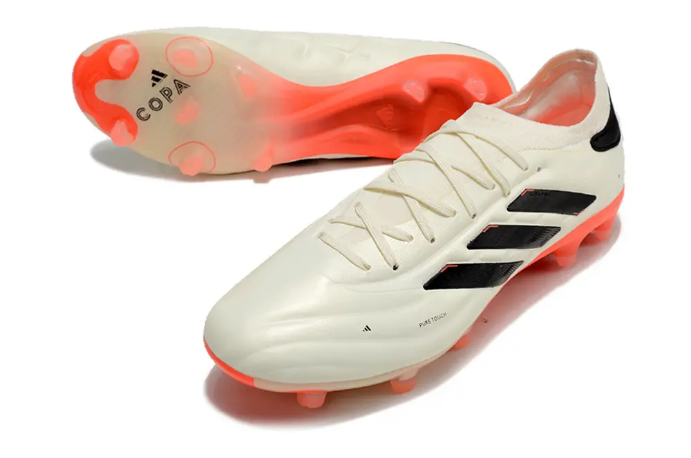Copa Pure Elite 2 Blanc/Noir/Orange (FG) Bonplancrampons