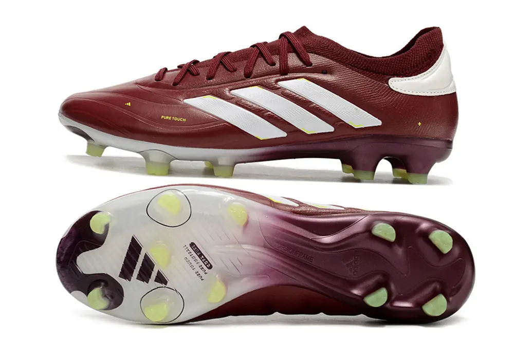 Copa Pure Elite 2 Marron/Blanc/Jaune (FG) Bonplancrampons