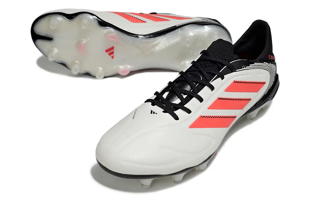 Copa Pure Elite 3 Blanc/Rouge/Noir (FG) Bonplancrampons
