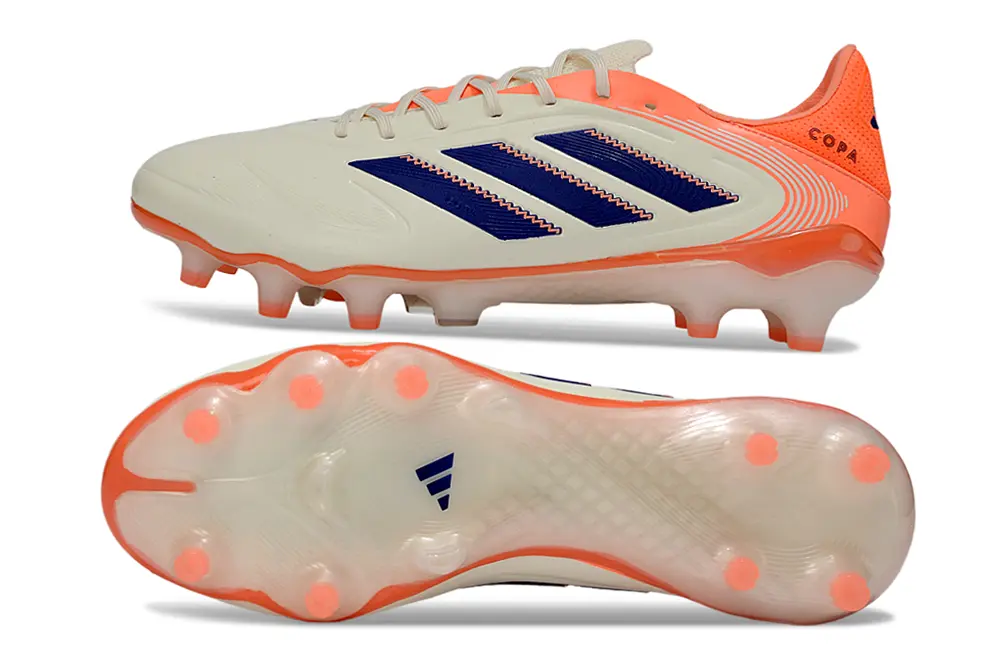 Copa Pure Elite 3 Orange Saumon/Blanc/Bleu (FG) Bonplancrampons