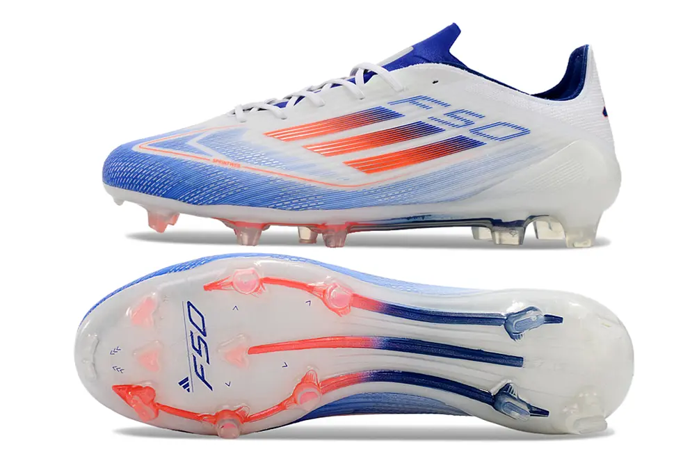 F50 Elite Blanc/Blanc/Rouge (FG) Bonplancrampons