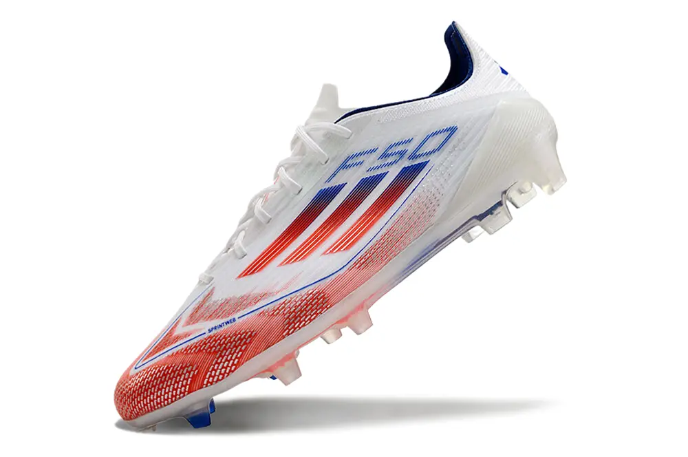 F50 Elite Blanc/Bleu/Rouge (FG) Bonplancrampons