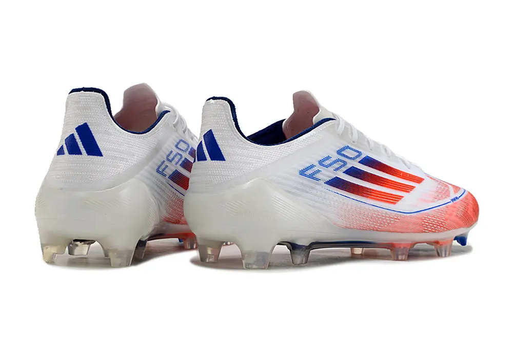 F50 Elite Blanc/Bleu/Rouge (FG) Bonplancrampons