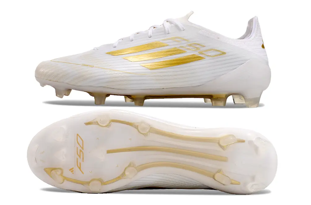 F50 Elite Blanc/Doré (FG) Bonplancrampons