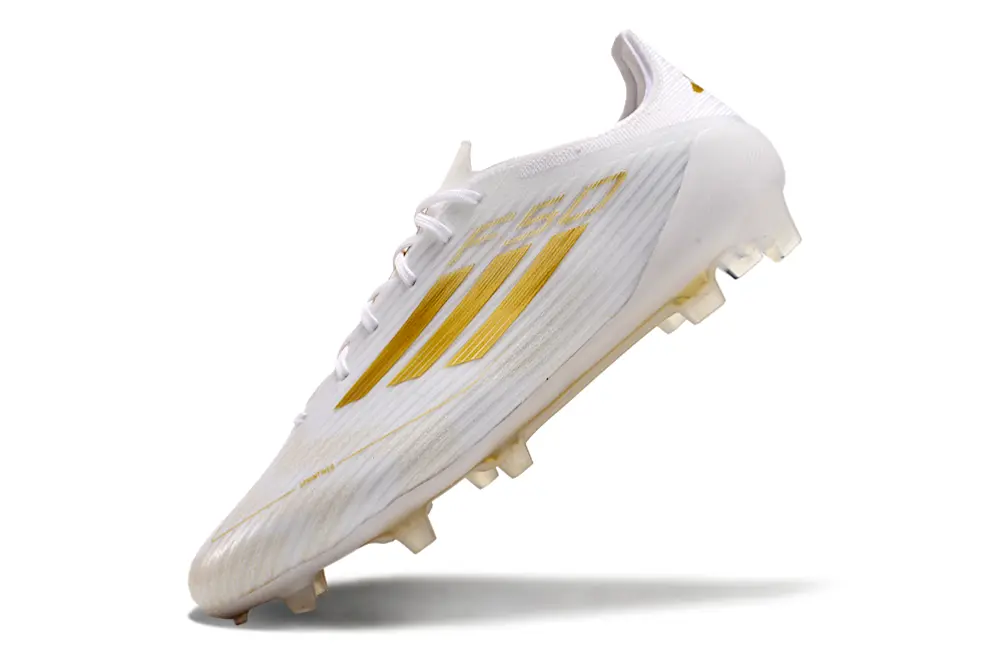 F50 Elite Blanc/Doré (FG) Bonplancrampons