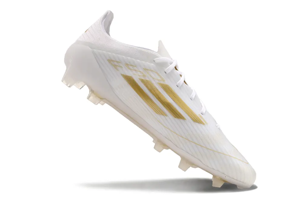 F50 Elite Blanc/Doré (FG) Bonplancrampons