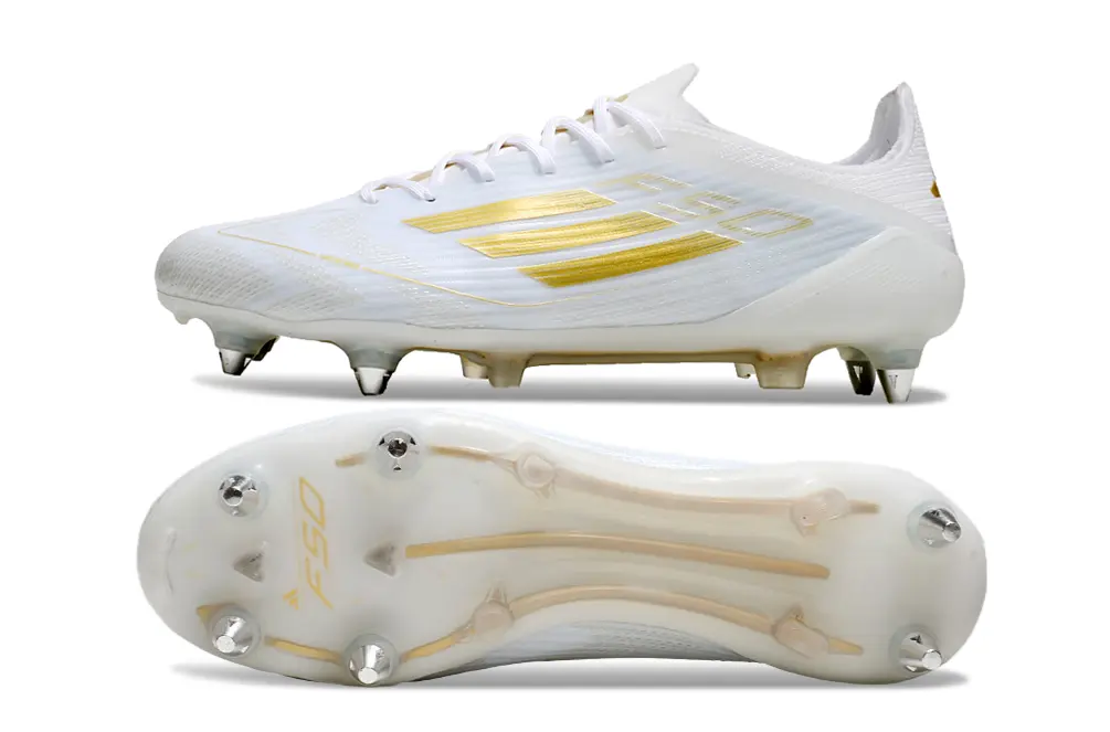 F50 Elite Blanc/Doré (SG) Bonplancrampons