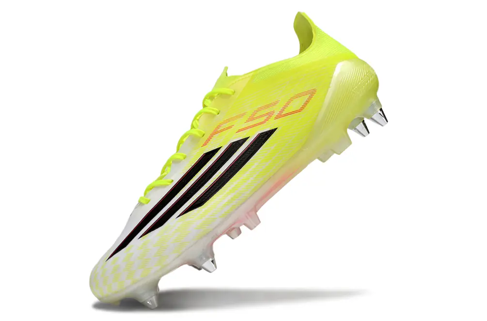 F50 Elite Blanc/Jaune/Noir (SG) Bonplancrampons