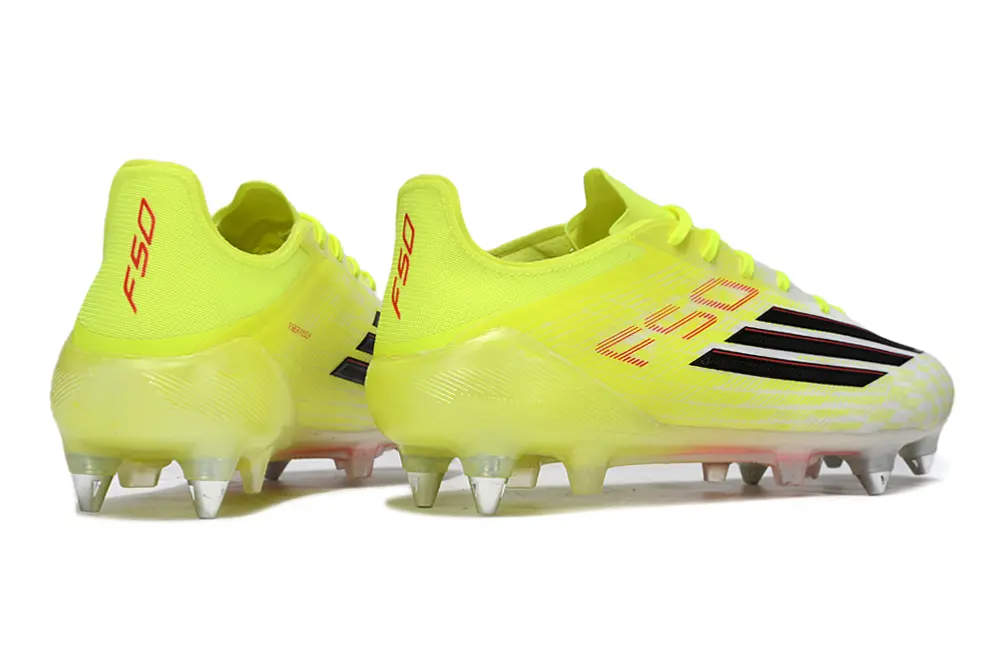 F50 Elite Blanc/Jaune/Noir (SG) Bonplancrampons