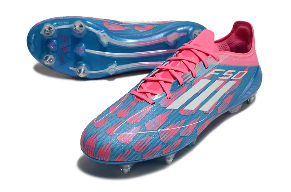 F50 Elite Bleu/Rose (SG) Bonplancrampons