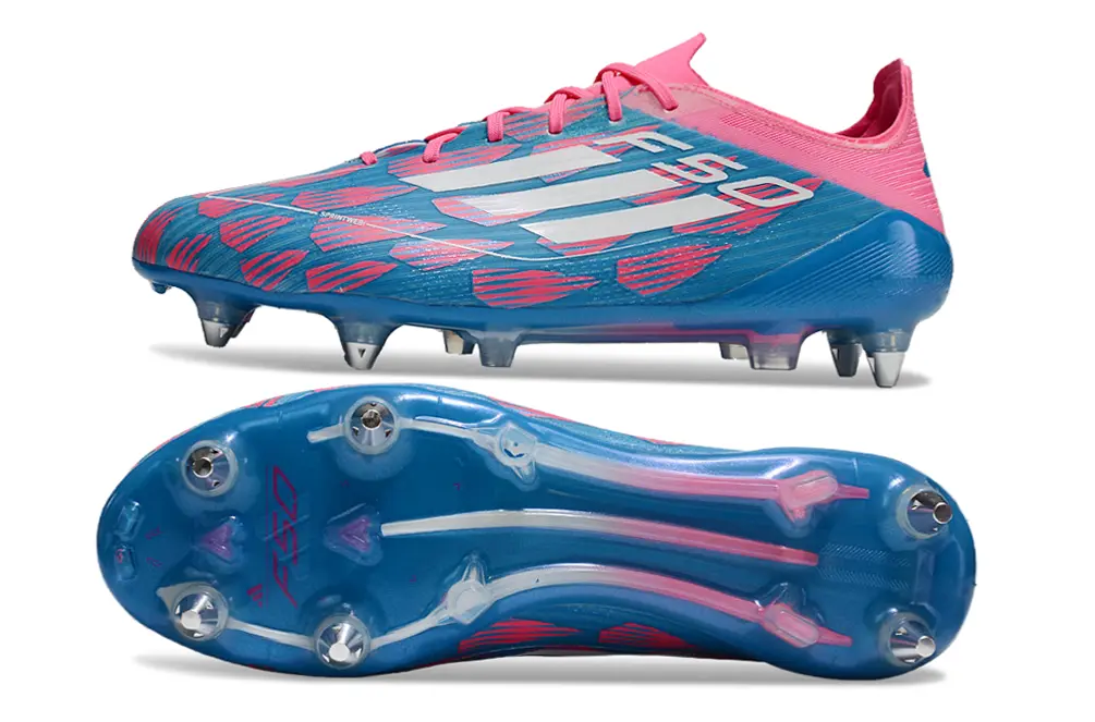 F50 Elite Bleu/Rose (SG) Bonplancrampons