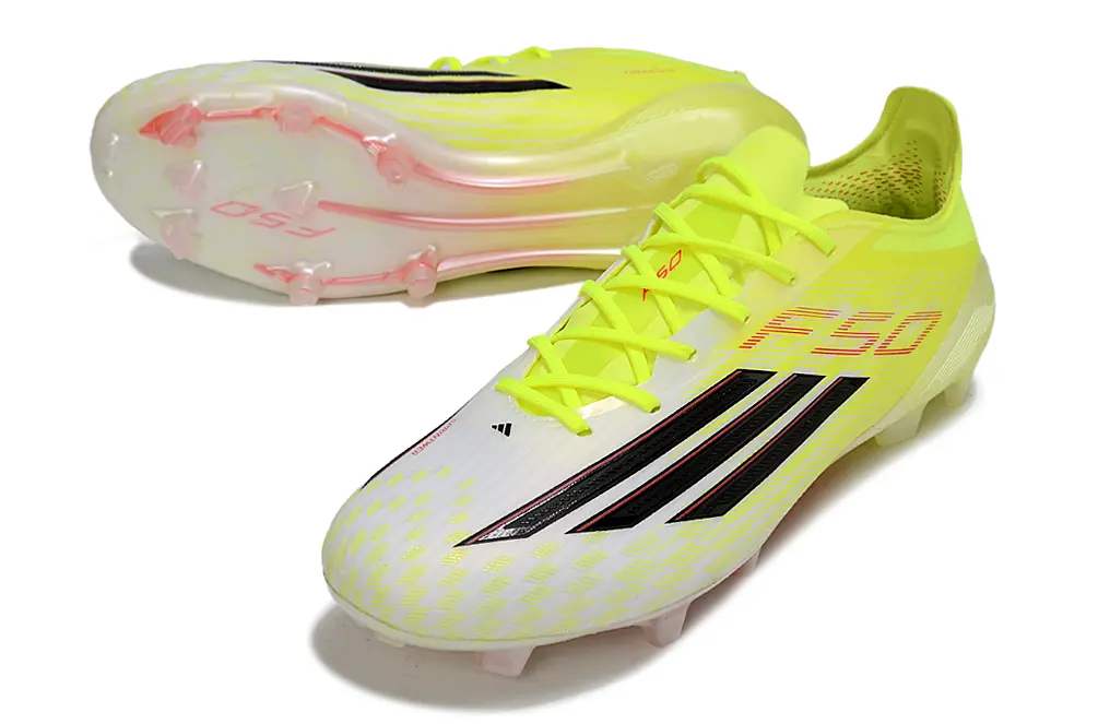 F50 Elite Jaune/Blanc/Noir (FG) Bonplancrampons