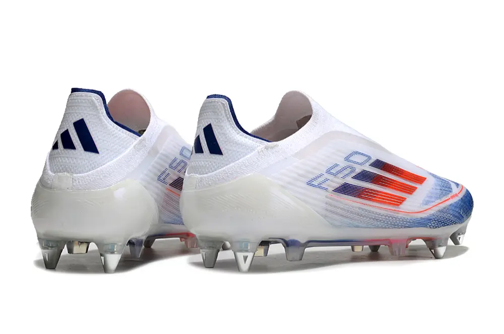 F50 Elite Laceless Blanc/Bleu/Rouge (SG) Bonplancrampons