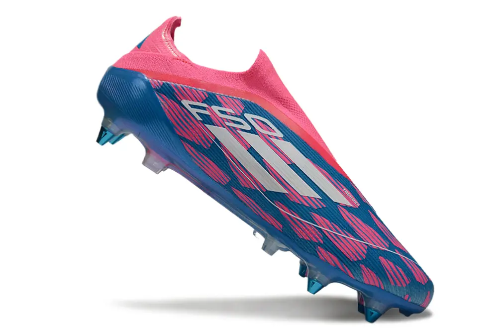 F50 Elite Laceless Bleu/Rose (SG) Bonplancrampons