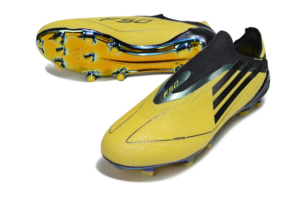 F50 Elite Laceless Jaune/Noir (FG) Bonplancrampons