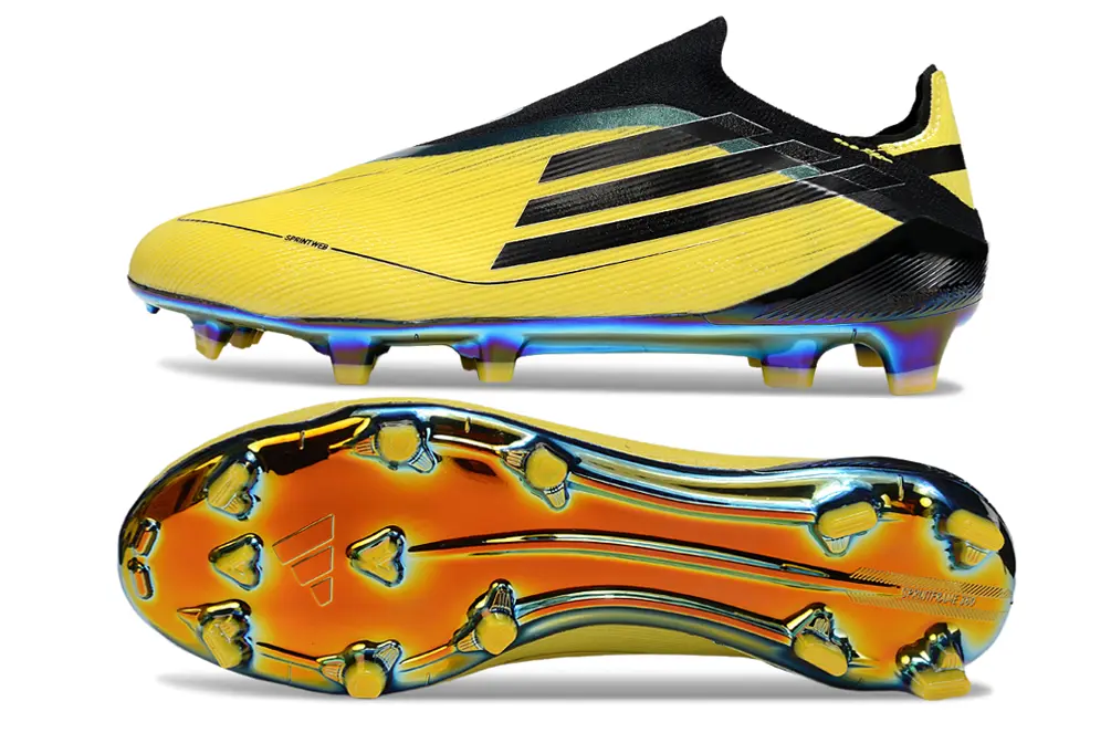 F50 Elite Laceless Jaune/Noir (FG) Bonplancrampons
