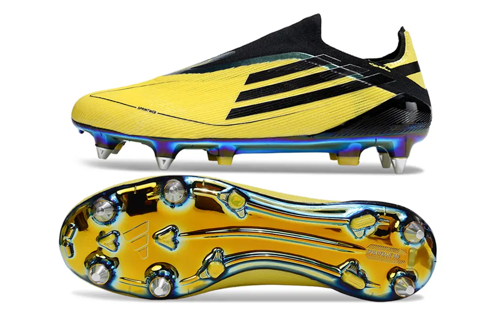 F50 Elite Laceless Jaune/Noir (SG) Bonplancrampons