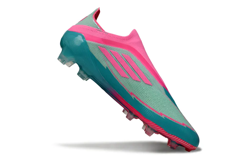 F50 Elite Laceless Messi Bleu/Rose (FG) Bonplancrampons