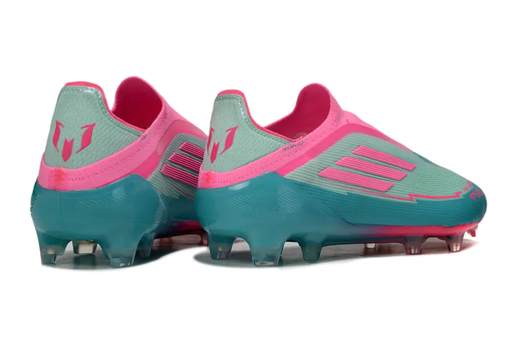 F50 Elite Laceless Messi Bleu/Rose (FG) Bonplancrampons