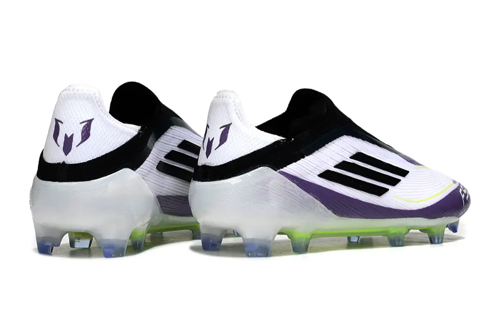 F50 Elite Laceless Messi Violet/Blanc/Noir (FG) Bonplancrampons
