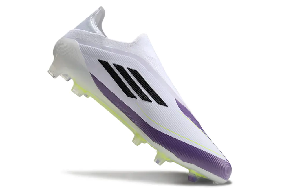 F50 Elite Laceless Messi Violet/Blanc (FG) Bonplancrampons
