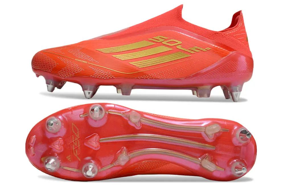 F50 Elite Laceless Mohamed Salah Rouge/Doré (SG) Bonplancrampons