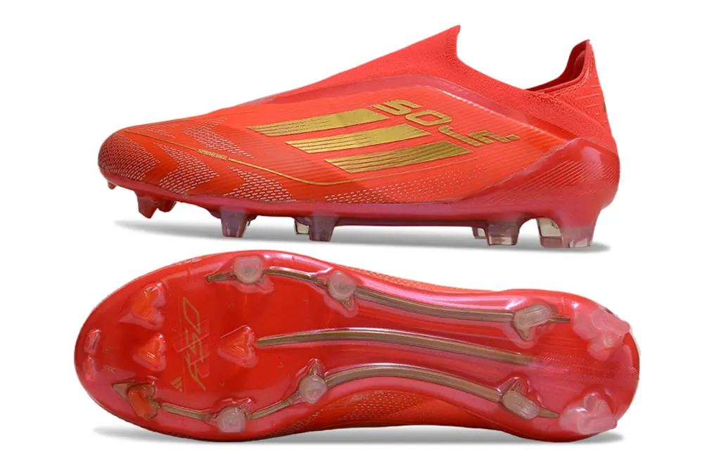 F50 Elite Laceless Mohamed Salah Rouge (FG) Bonplancrampons