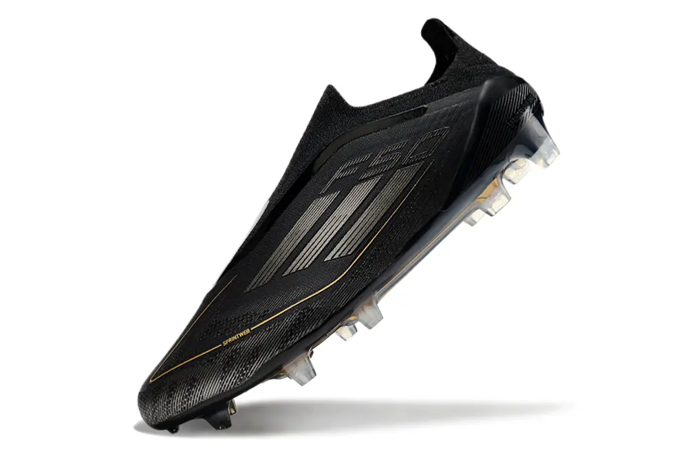 F50 Elite Laceless Noir/Doré (FG) Bonplancrampons