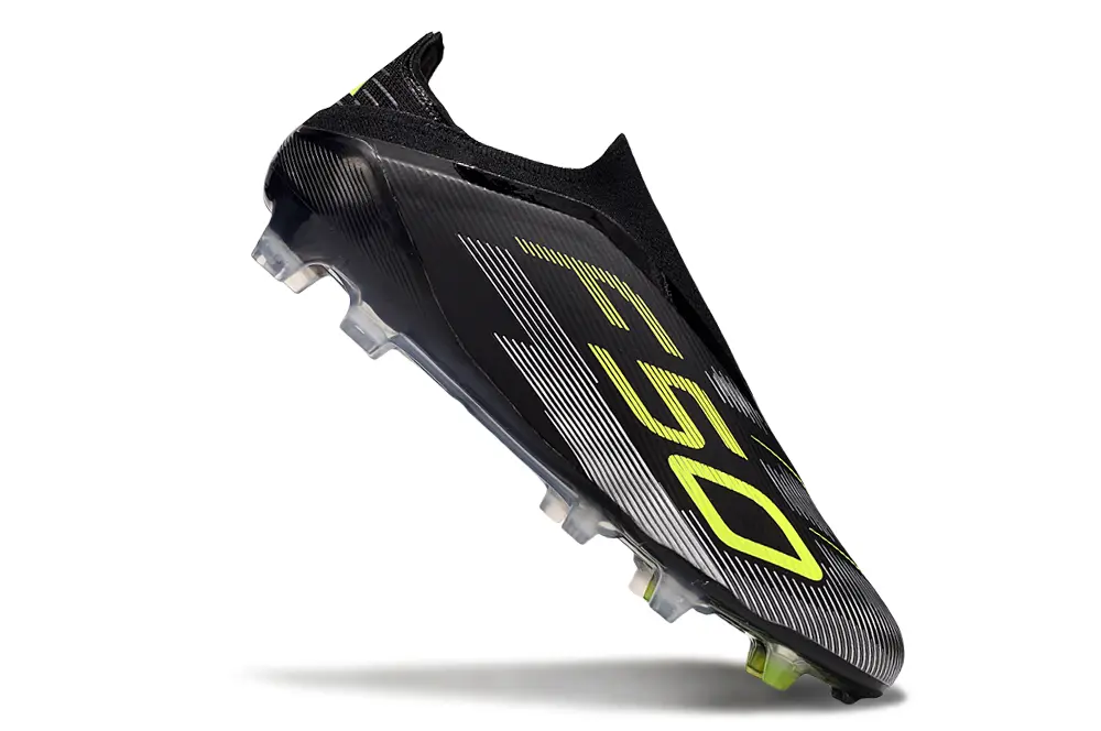F50 Elite Laceless Noir/Jaune (FG) Bonplancrampons