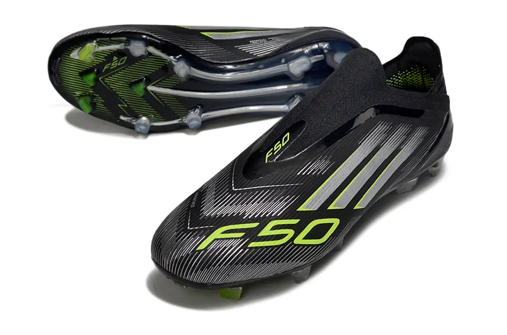 F50 Elite Laceless Noir/Vert/Blanc (FG) Bonplancrampons