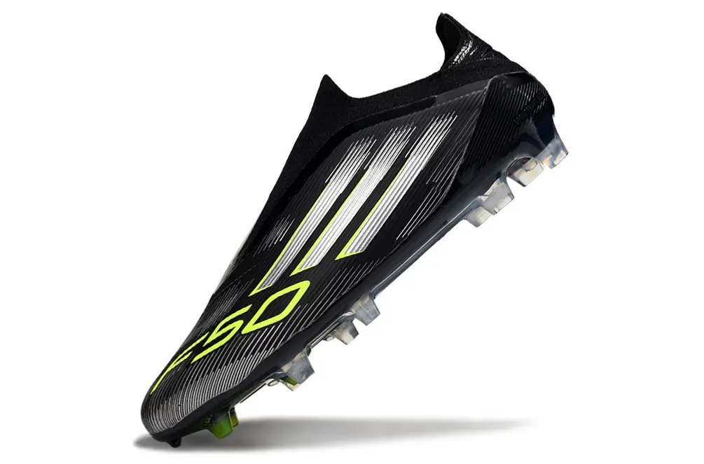 F50 Elite Laceless Noir/Vert/Blanc (FG) Bonplancrampons