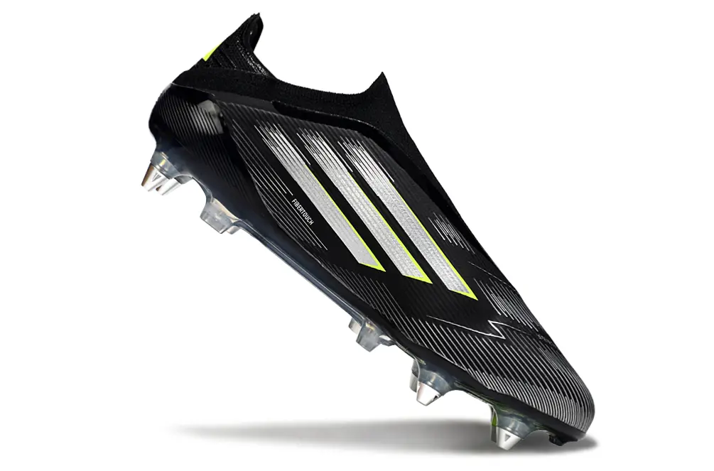 F50 Elite Laceless Noir/Vert/Gris (SG) Bonplancrampons