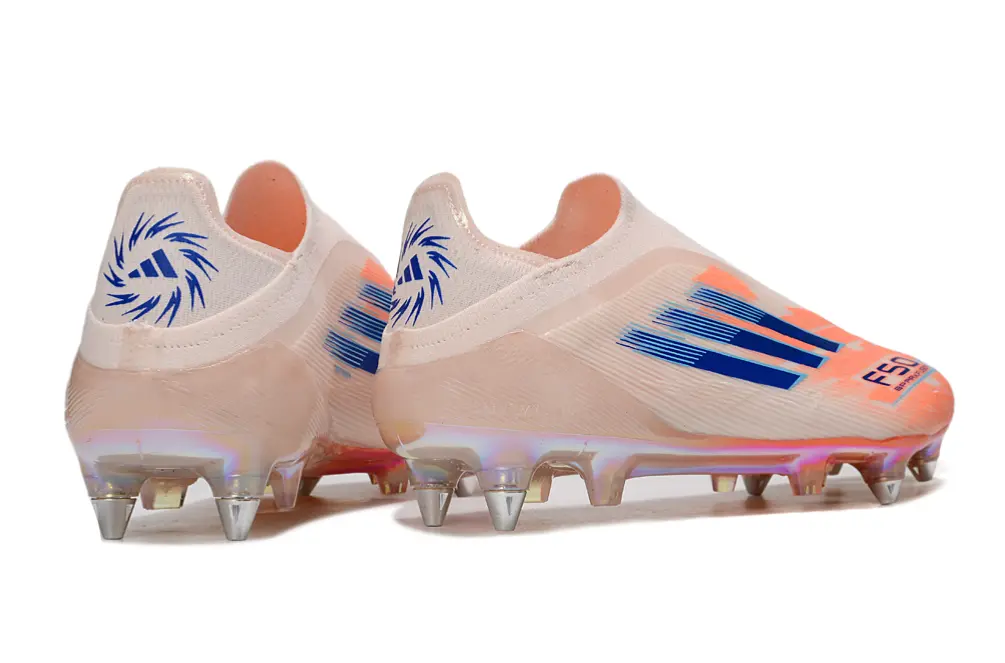 F50 Elite Laceless Orange/Beige/Bleu (SG) Bonplancrampons