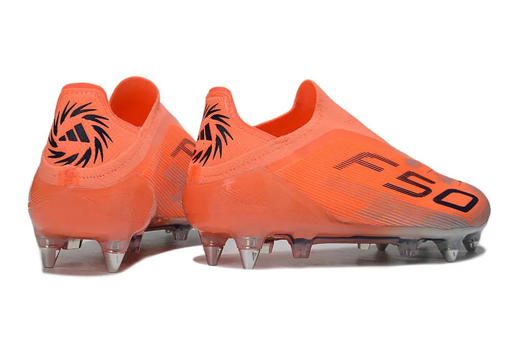 F50 Elite Laceless Orange/Noir/Argenté (SG) Bonplancrampons